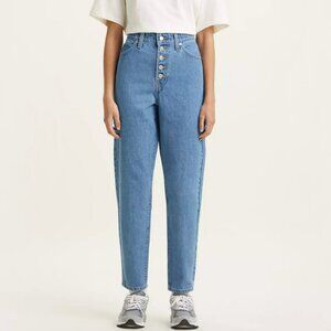 Levi’s 80s Vintage Style High Waisted Mom Jeans Back Notch Button Fly Size 29